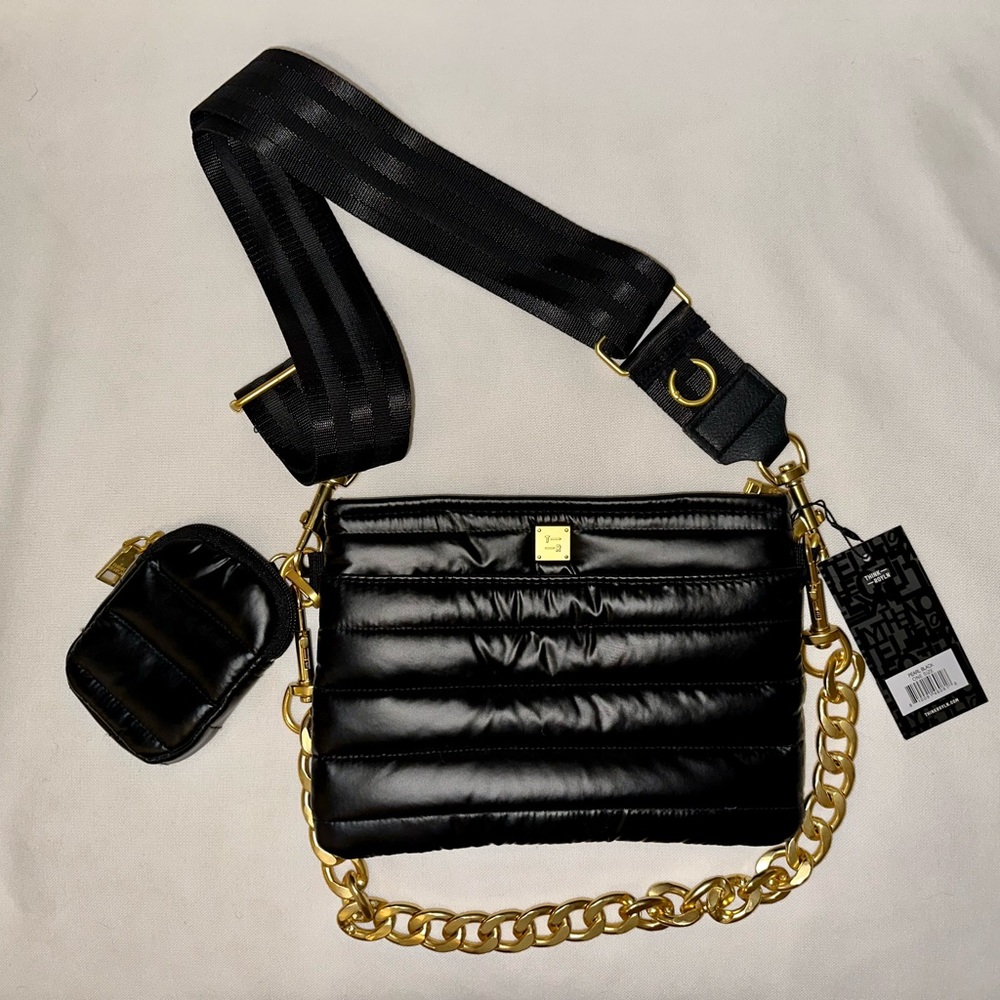 COPY - THINK ROYLN DOWNTOWN CROSSBODY BAG PEARL BLACK